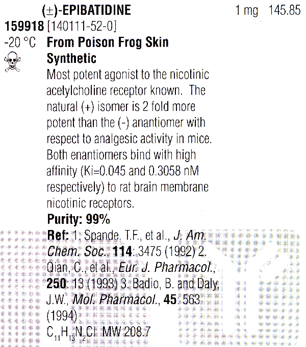 Auszug aus dem Katalog der Firma Sigma Biochemikalien