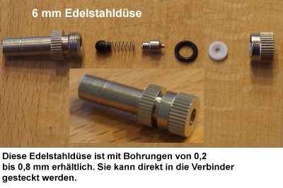 Edelstahldüse
